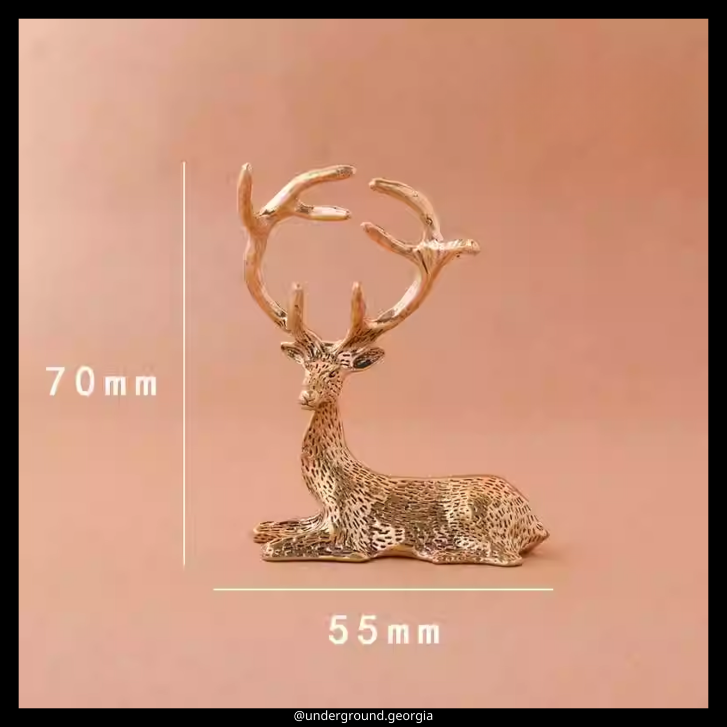 Brass Statue | Deer