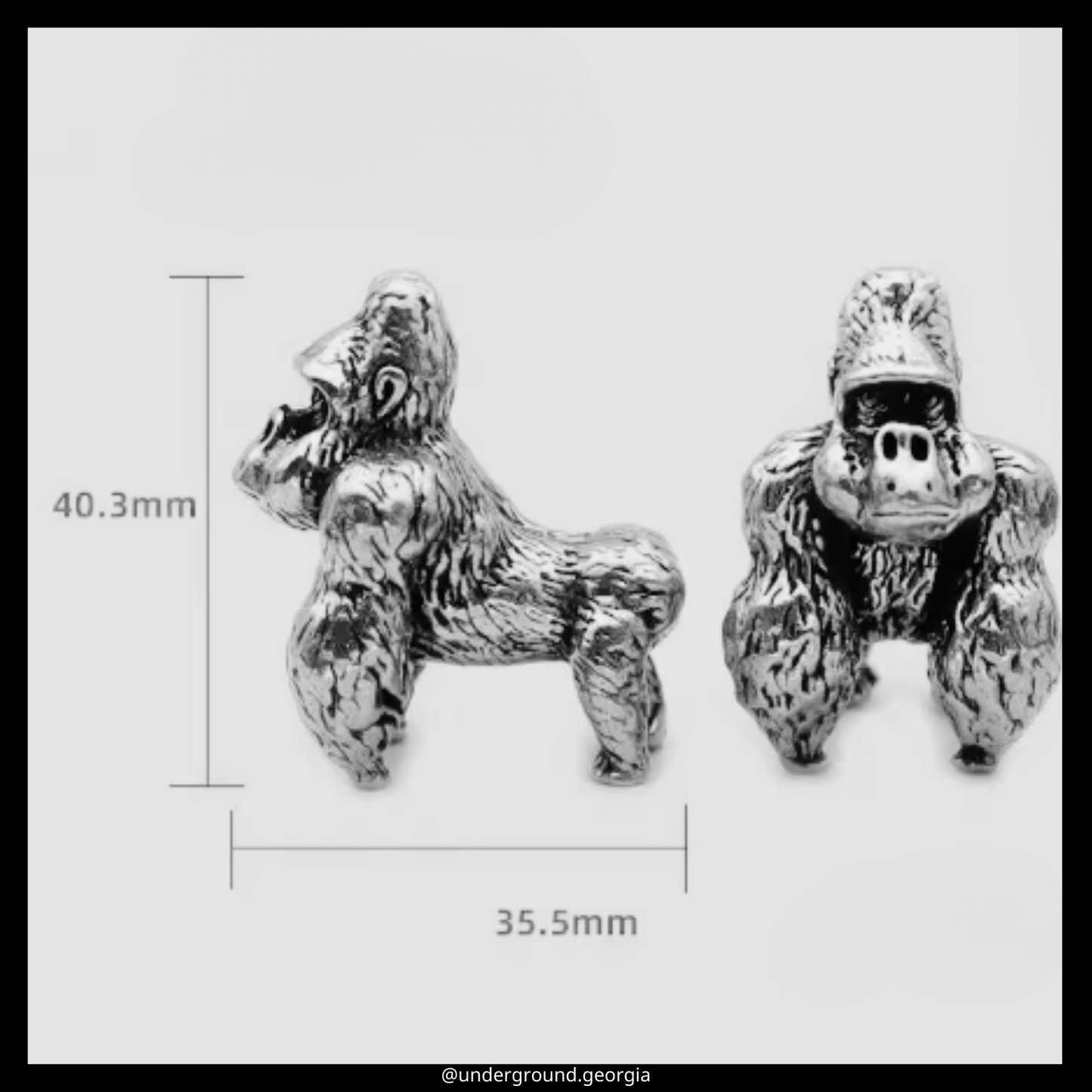 Brass Statue | Gorilla