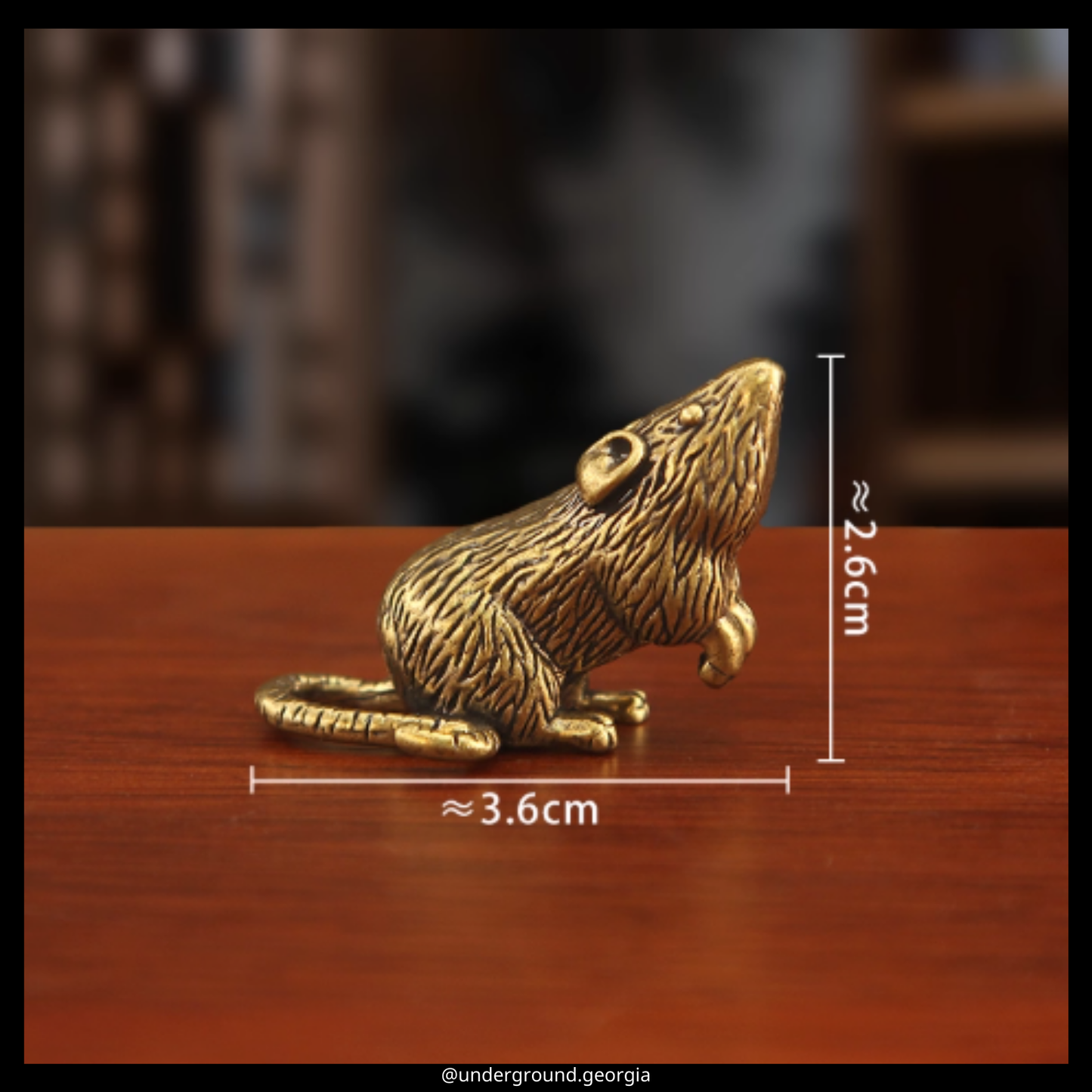 Brass Statue | Rat