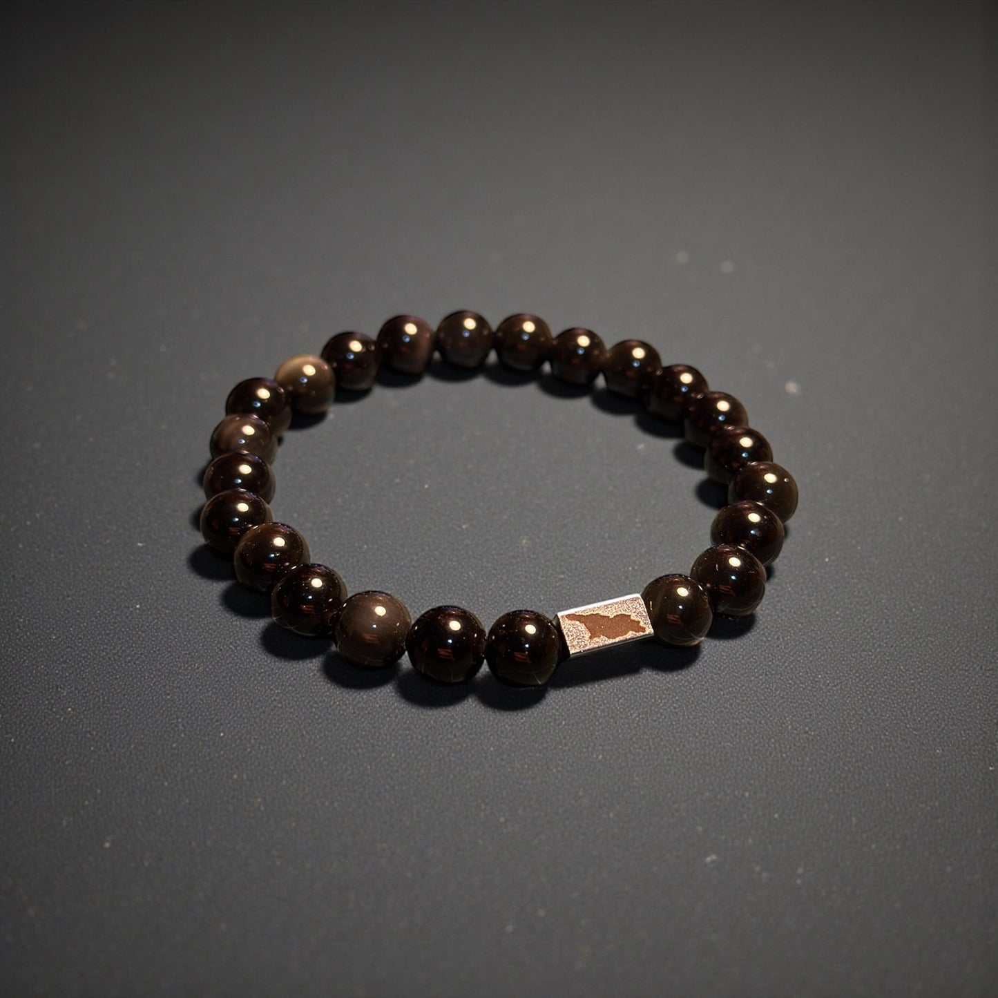 Amethyst Bracelet with Georgia Map | Heritage Edition