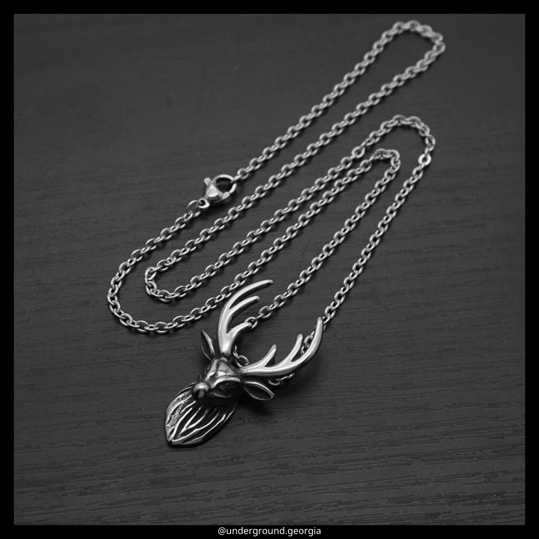 Surgical Stainless Steel 316L Pendant Deer
