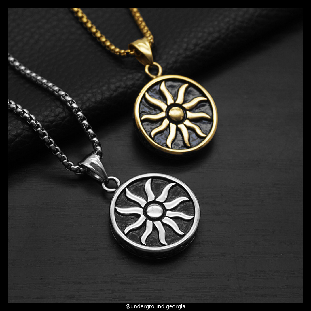 Surgical Stainless Steel 316L Pendant Sun