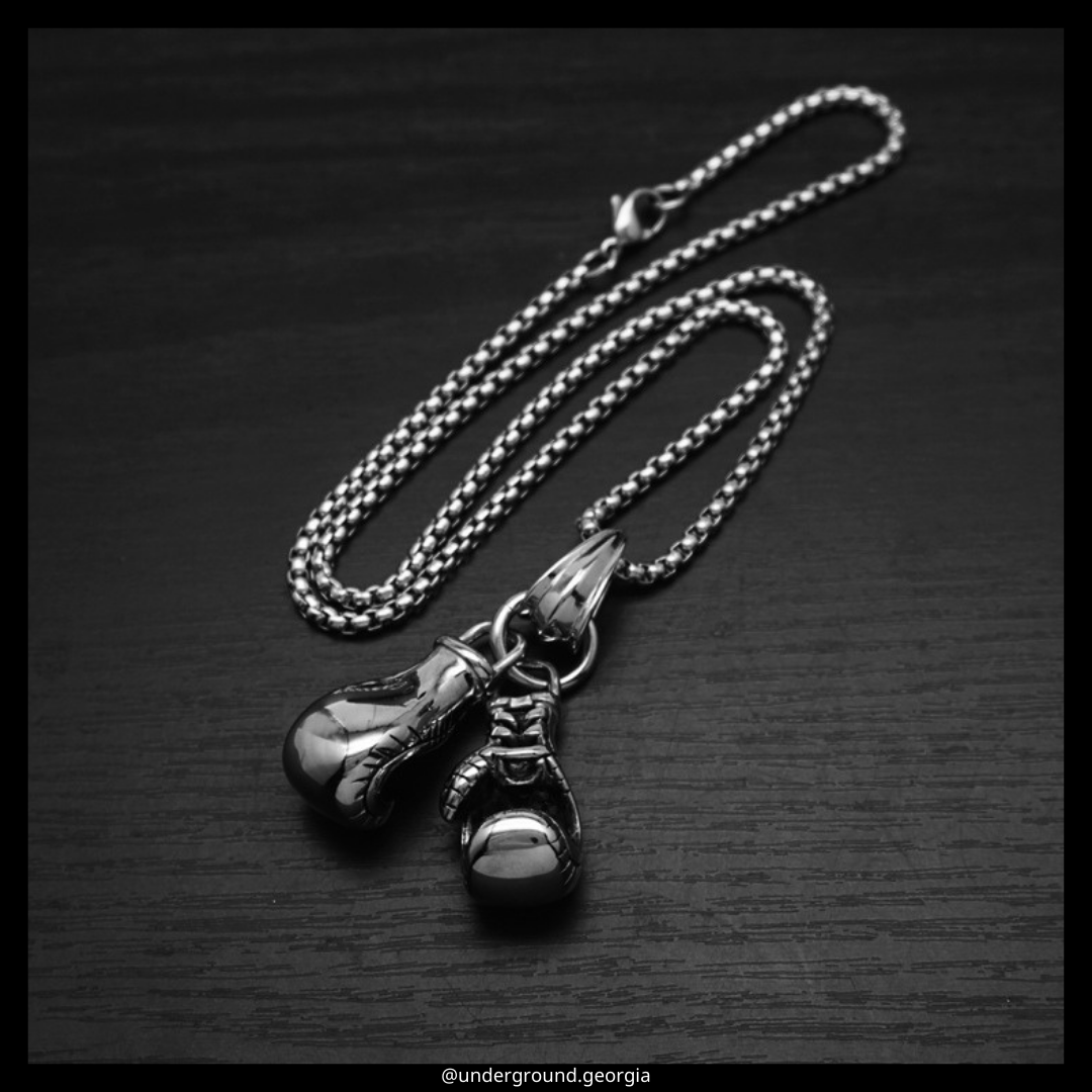 Surgical Stainless Steel 316L Pendant Boxing Gloves