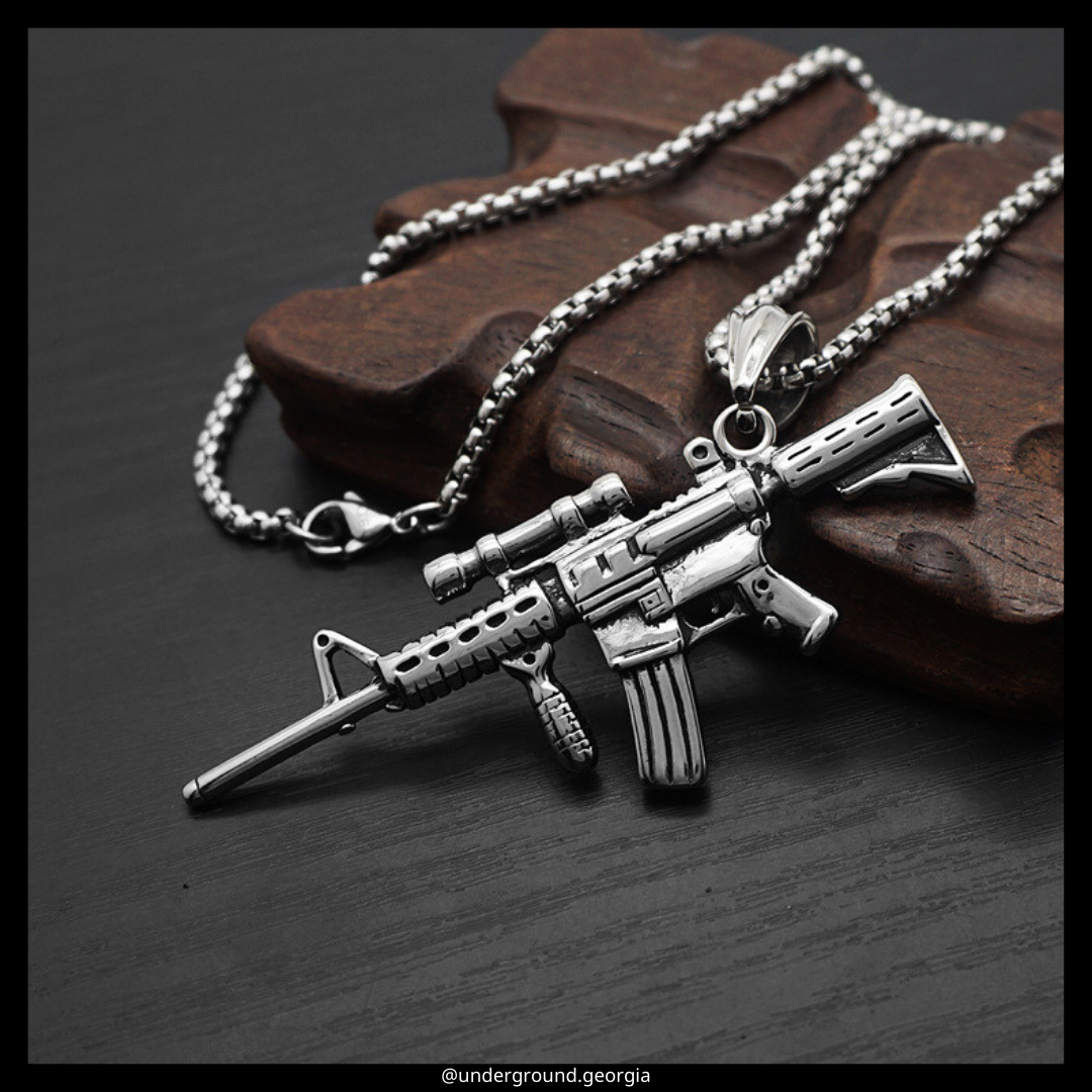 Surgical Stainless Steel 316L Pendant Gun