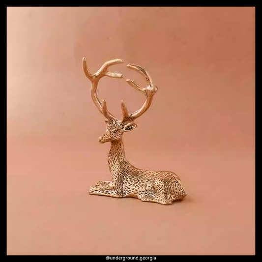Brass Statue | Deer