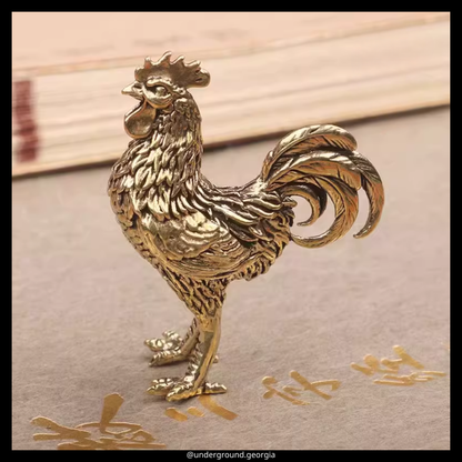 Brass Statue | Rooster