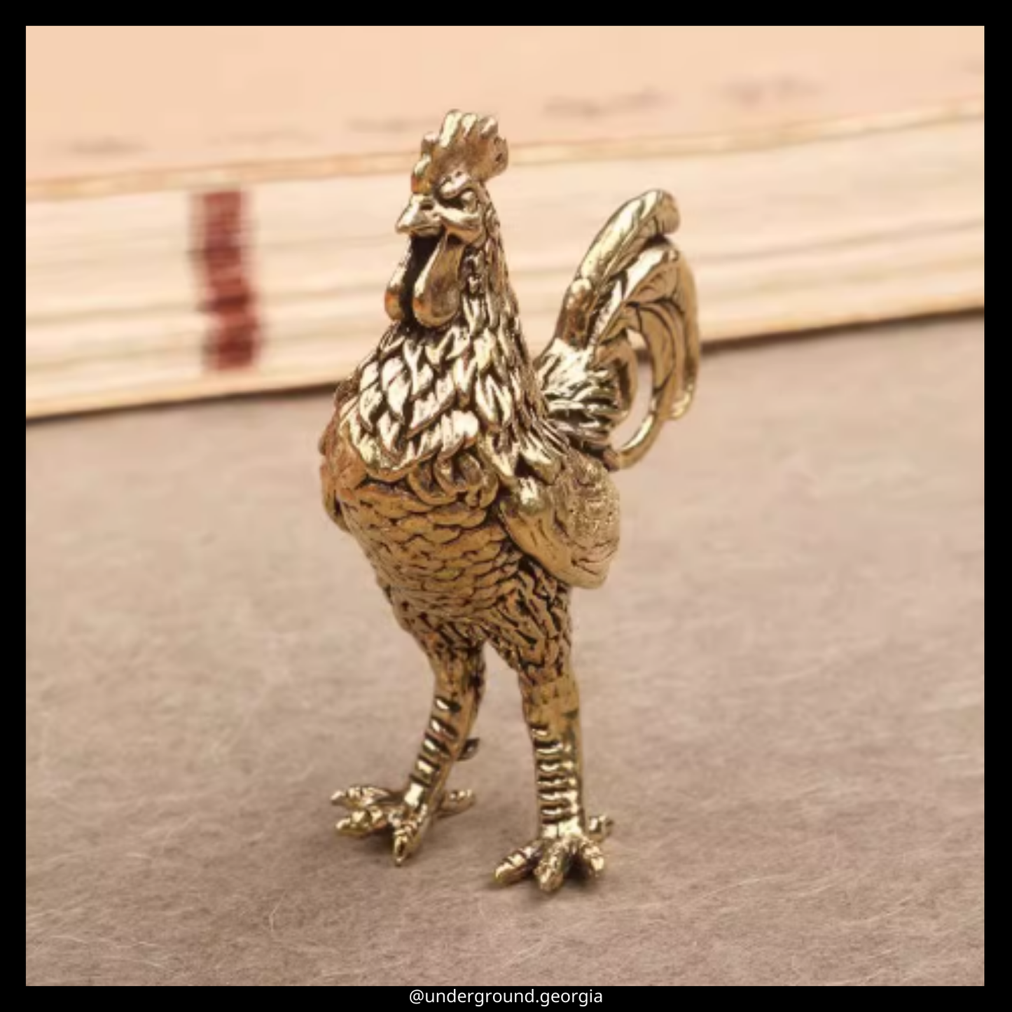 Brass Statue | Rooster