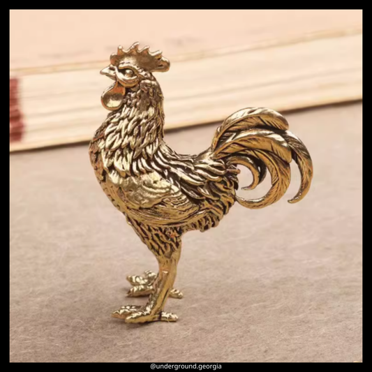 Brass Statue | Rooster