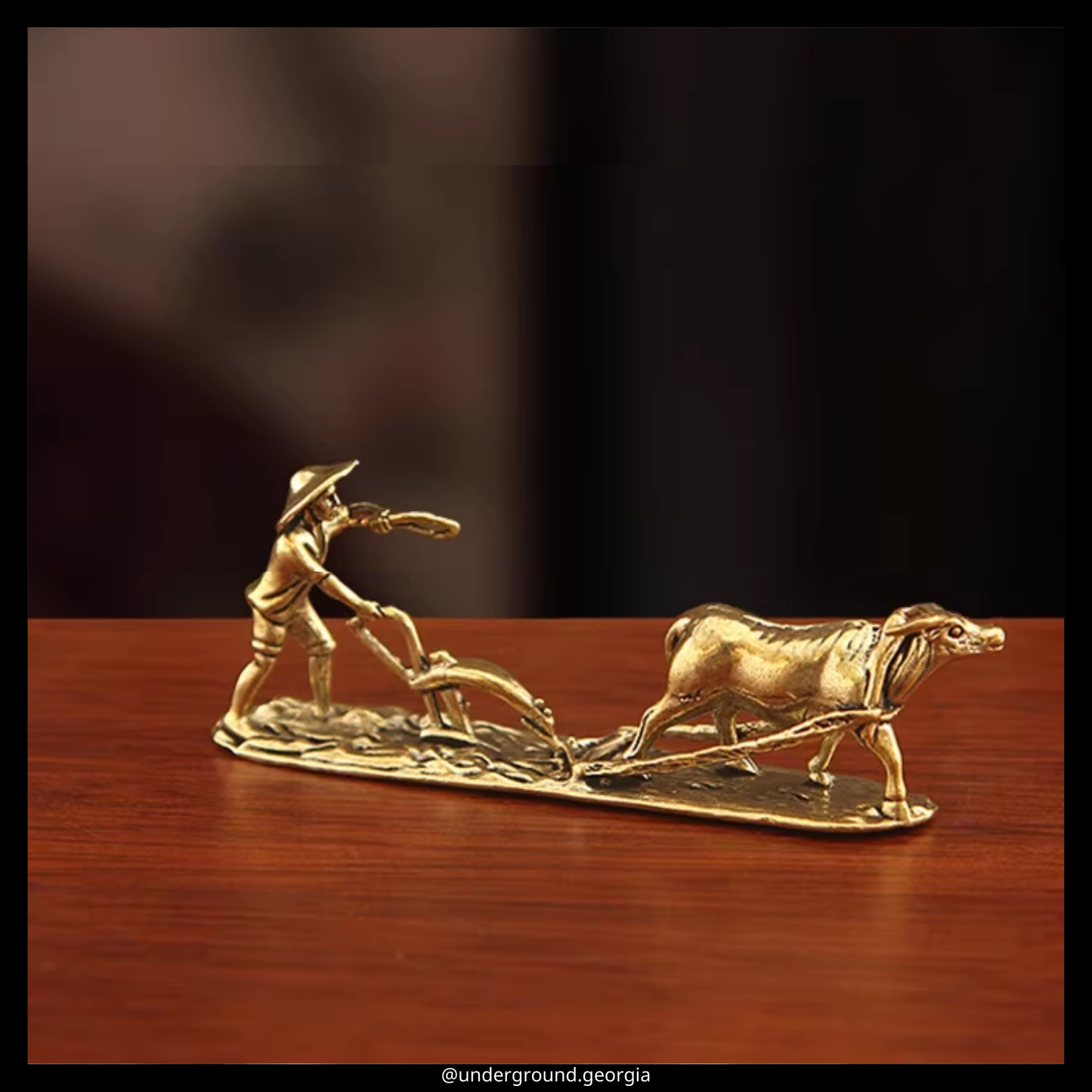 Brass Statue | Farmer