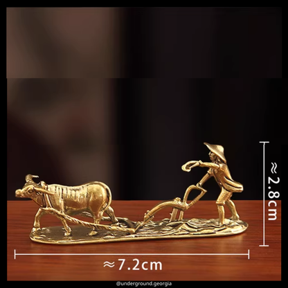 Brass Statue | Farmer