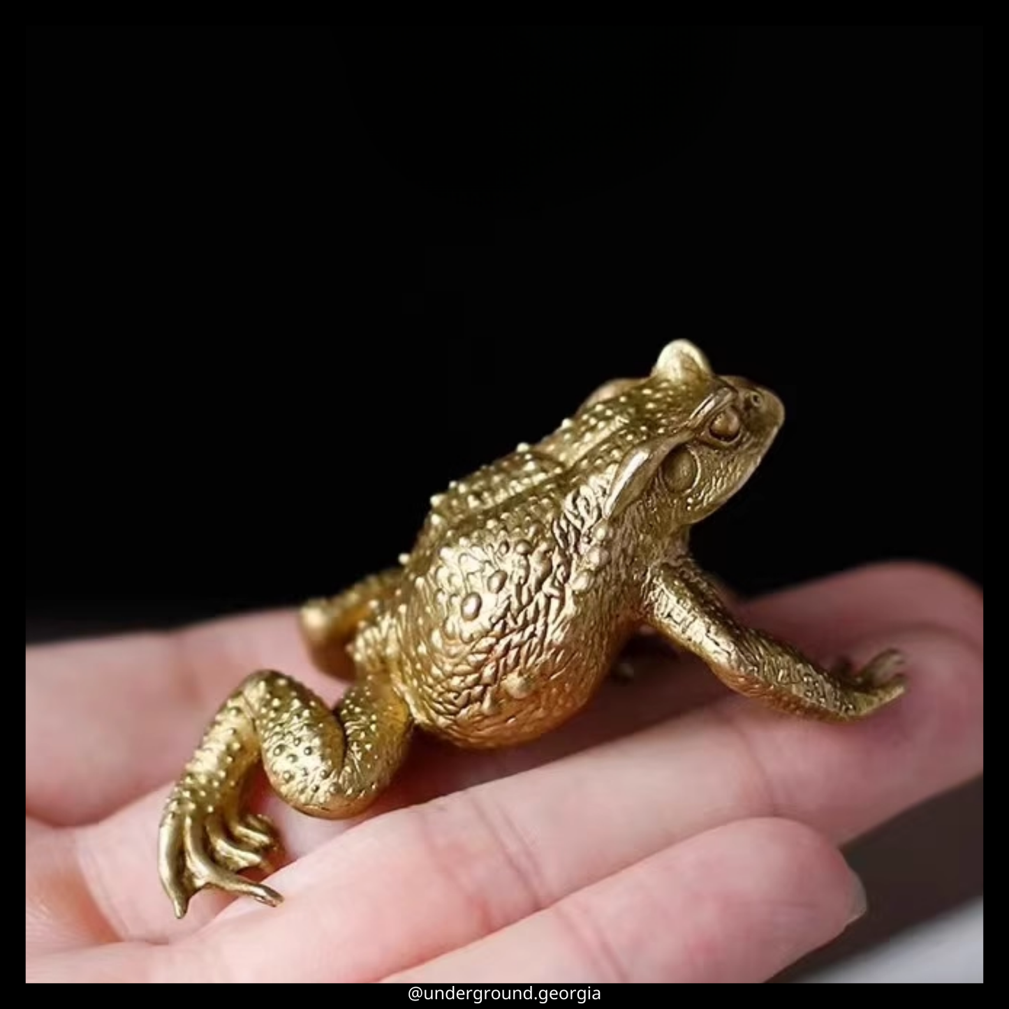 Brass Statue | Frog