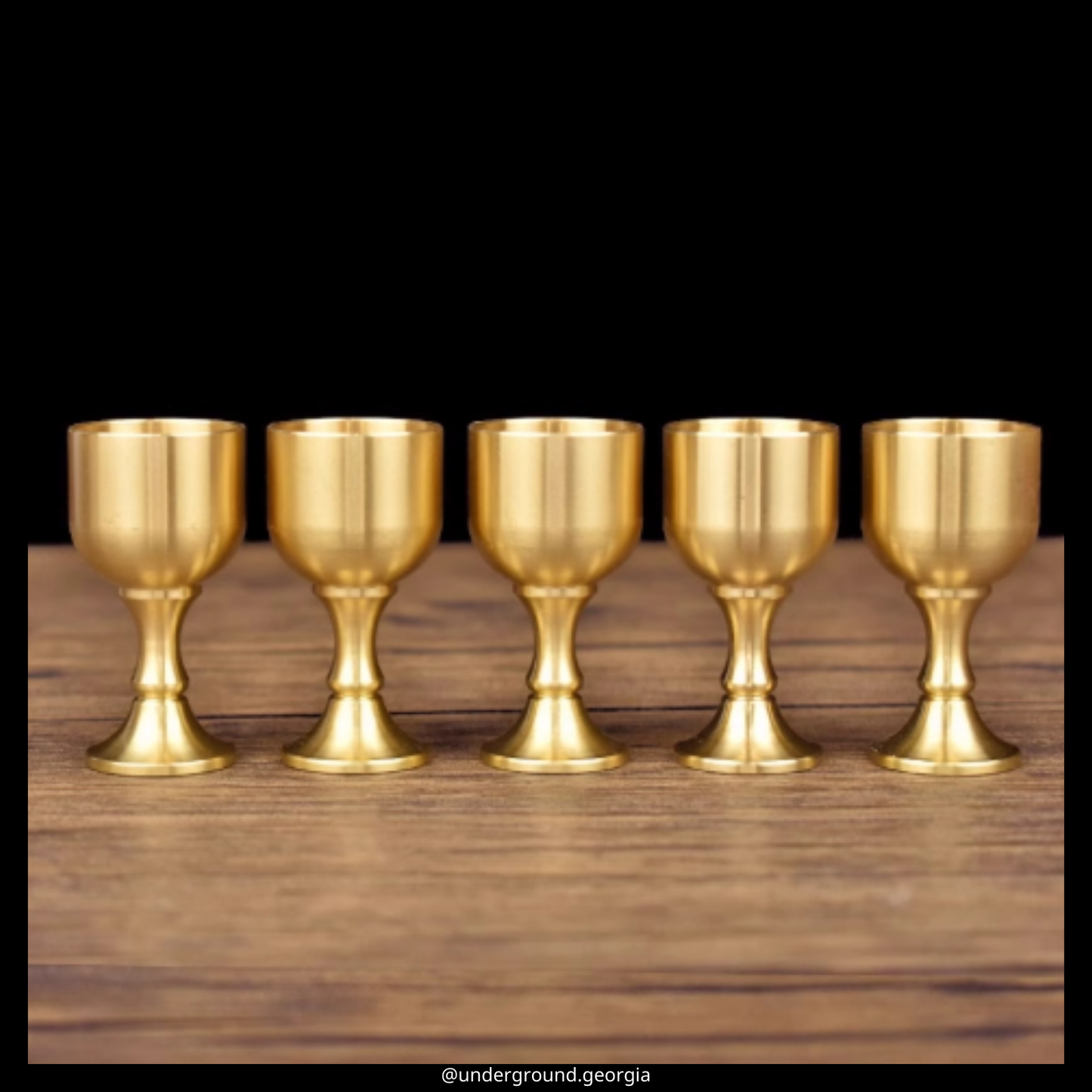 Brass Statue | Wine Glass