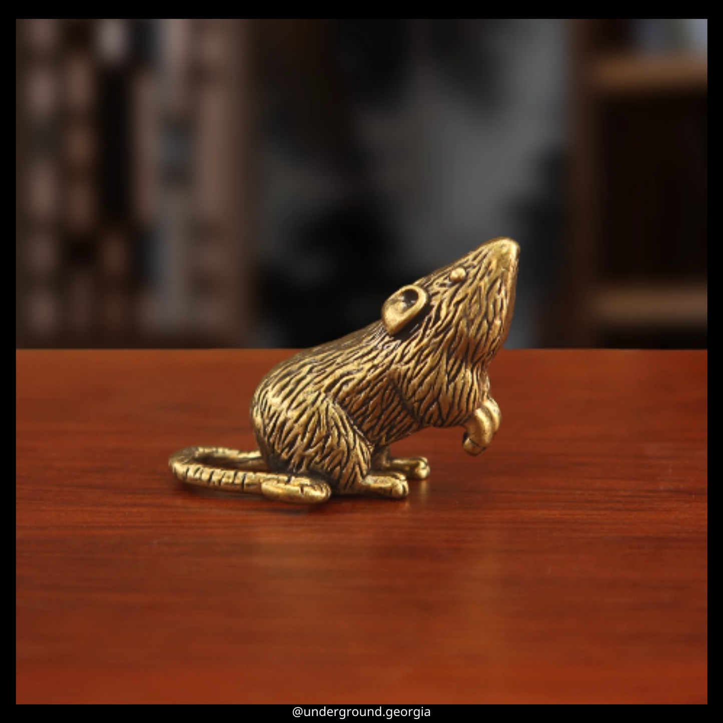 Brass Statue | Rat