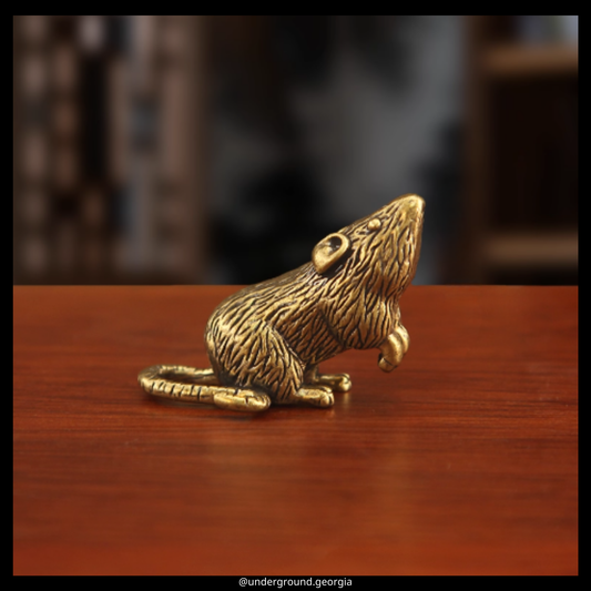 Brass Statue | Rat