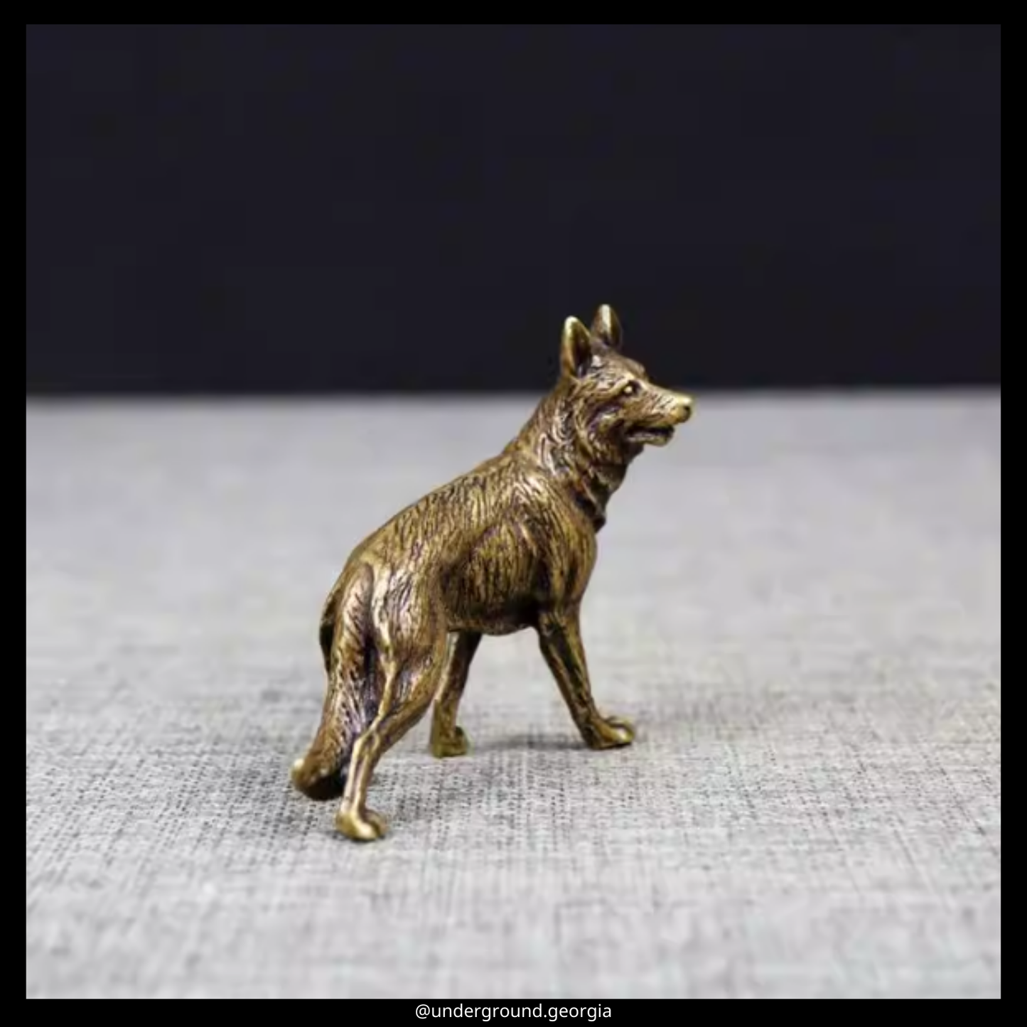 Brass Statue | German Shephard (Dog)