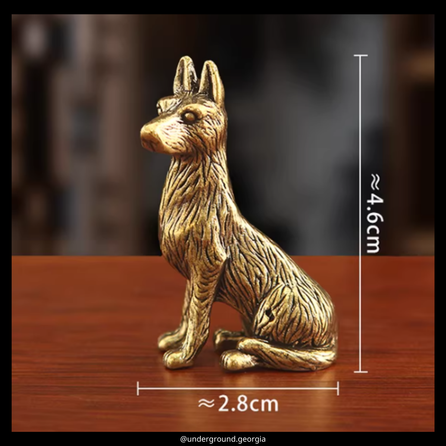 Brass Statue | Dog
