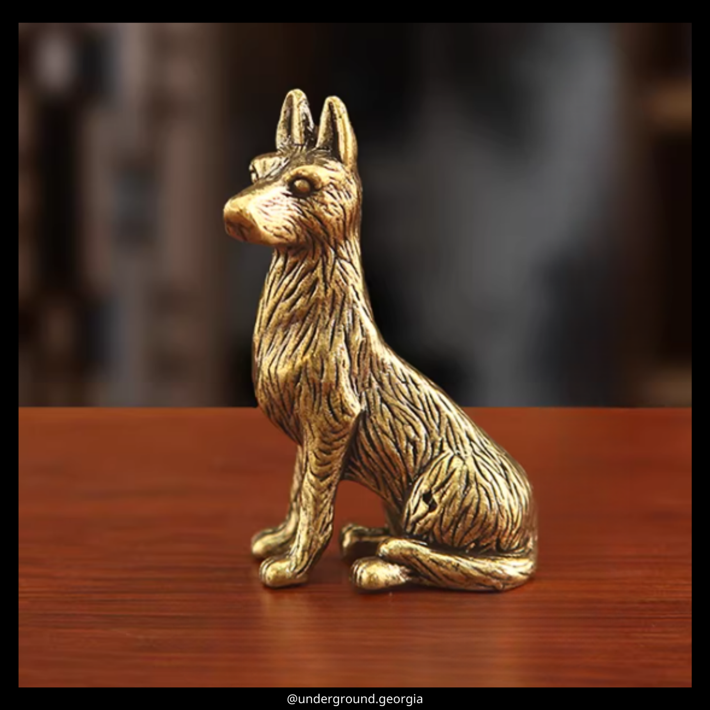 Brass Statue | Dog