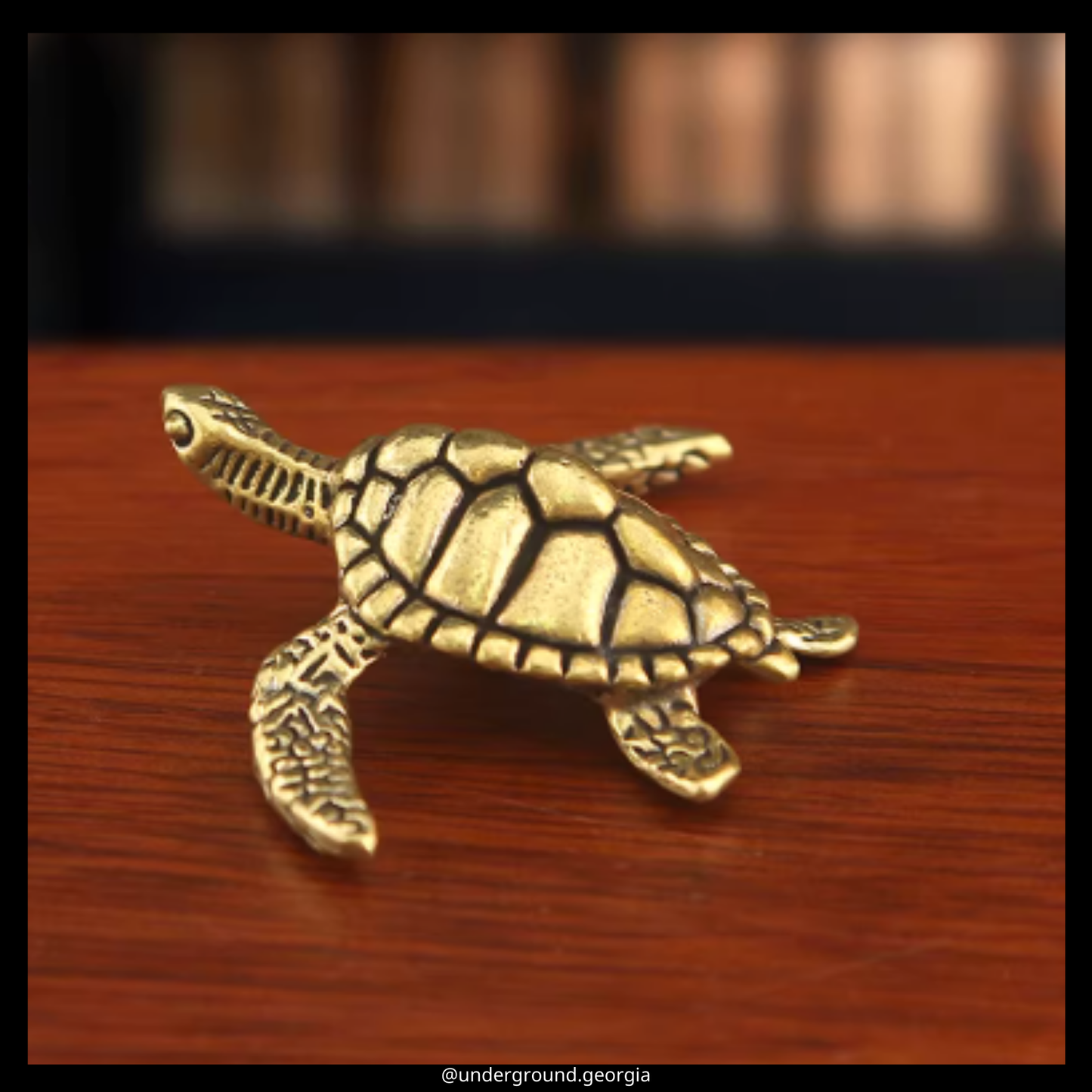Brass Statue | Sea Turtle