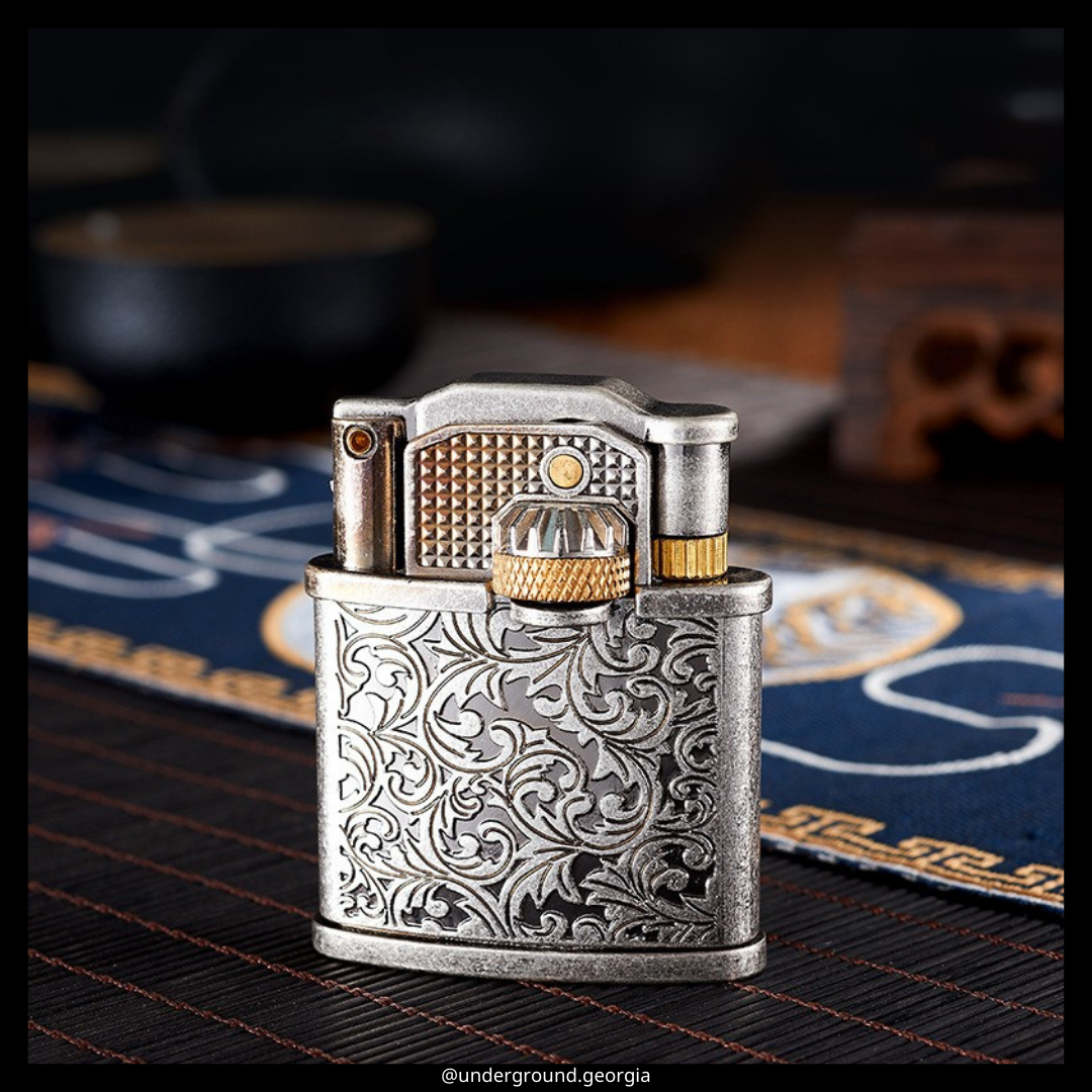 Gasoline Lighter Vintage Granny