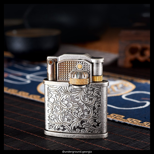 Gasoline Lighter Vintage Granny