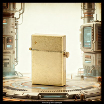 Gasoline Lighter Zippo Mechanic Gold