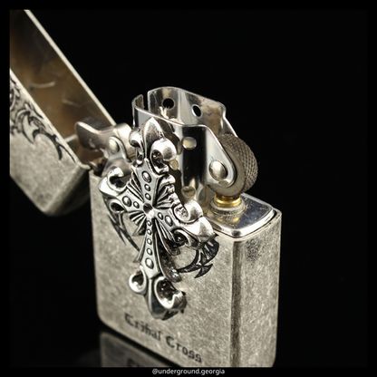 Gasoline Lighter 3D Cross