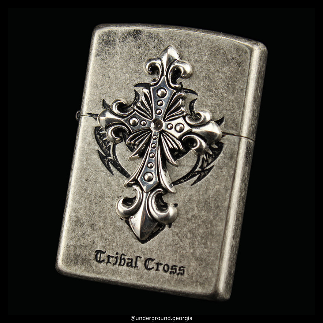 Gasoline Lighter 3D Cross