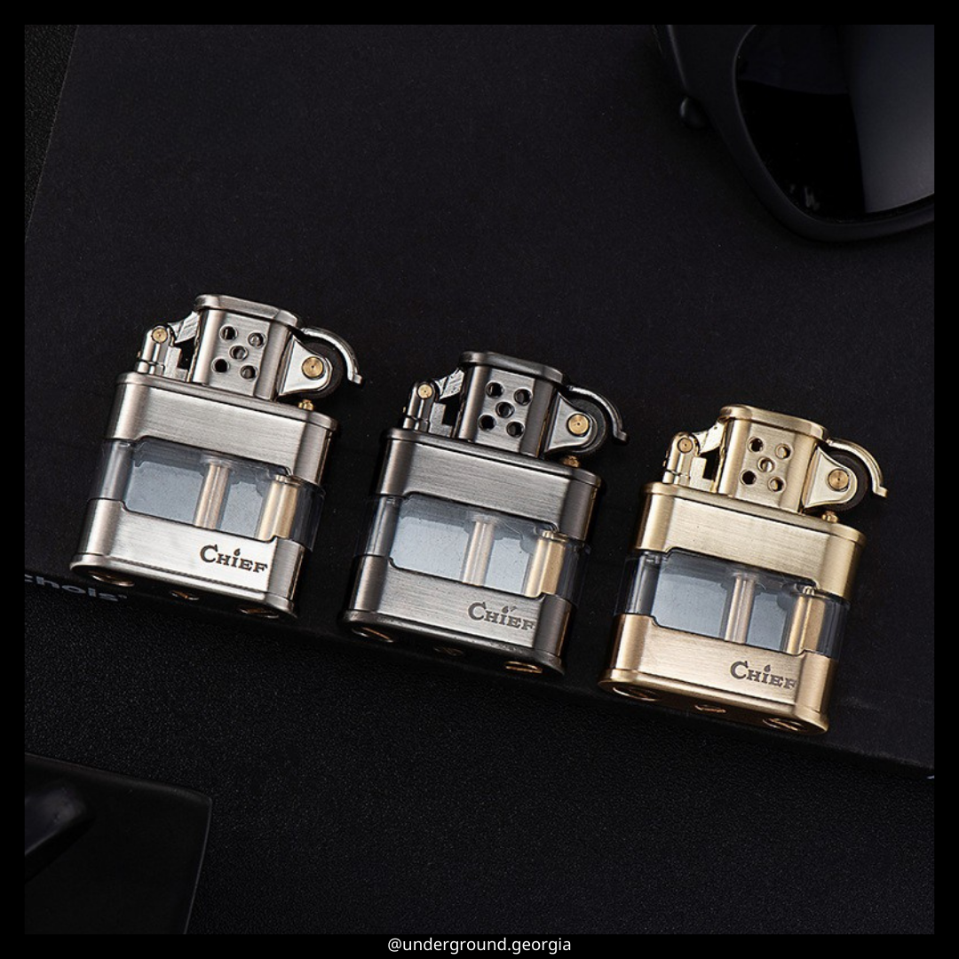 Gasoline Lighter Chief Glass