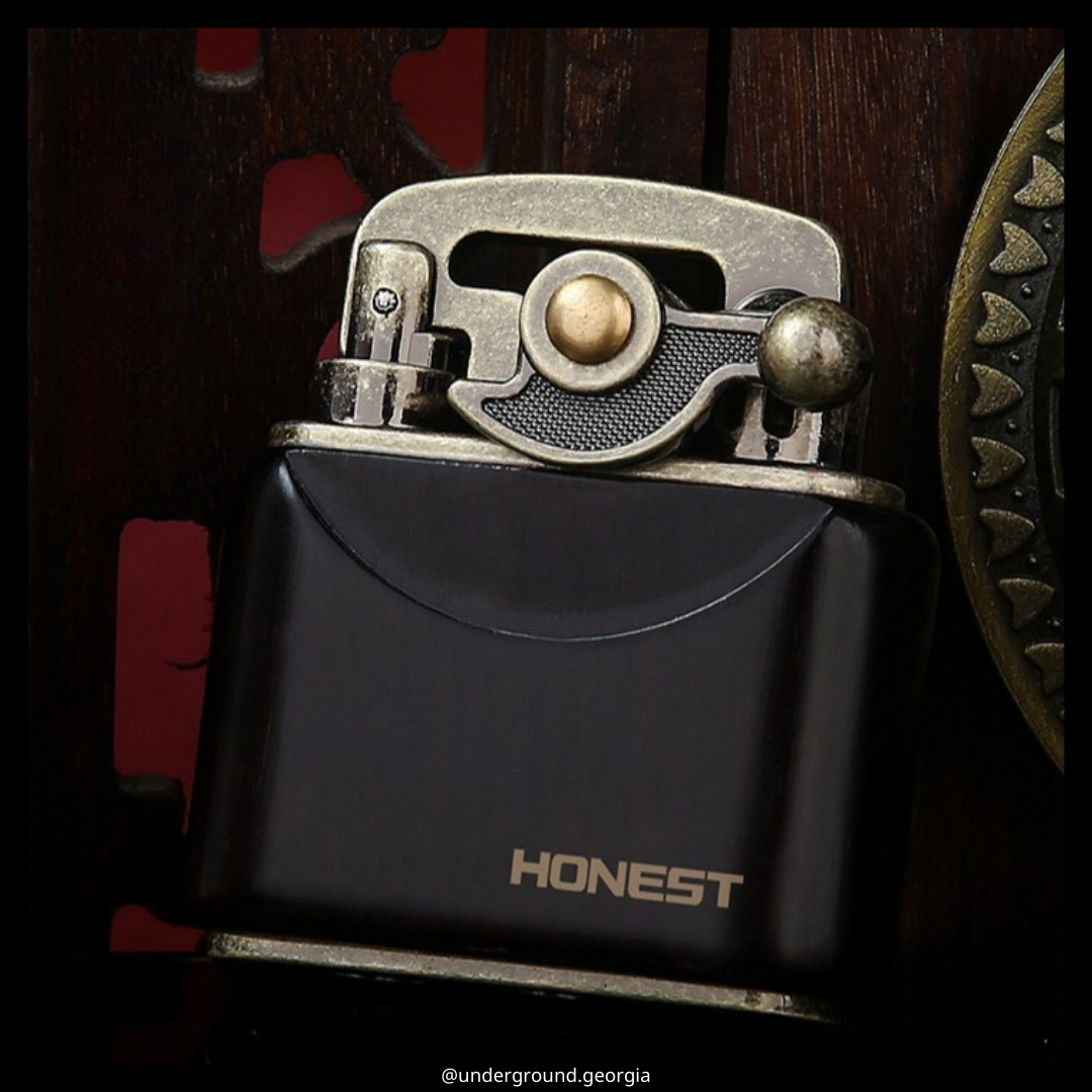 Gasoline Lighter Honest Revolver