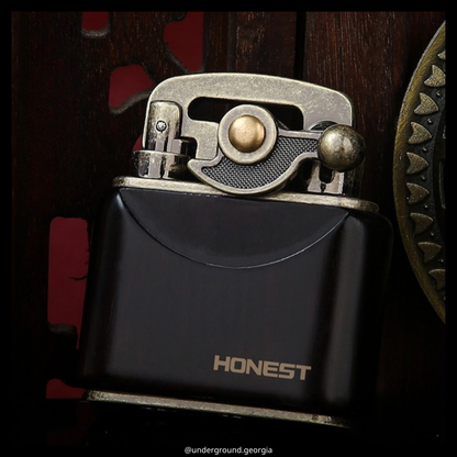 Gasoline Lighter Honest Revolver