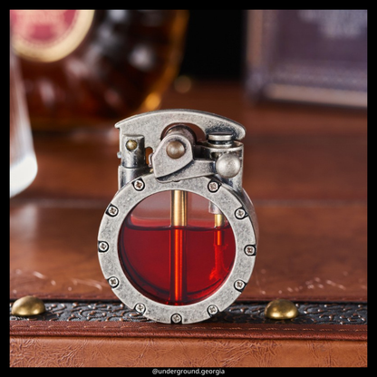 Gasoline Lighter Shelby Silver