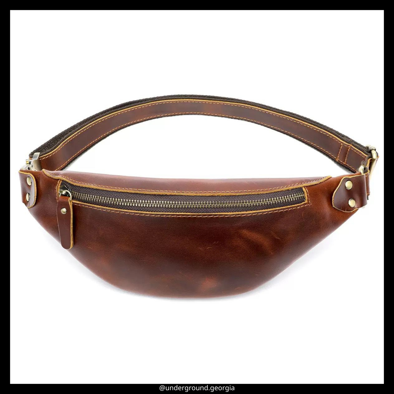 Natural leather  Chest Bag