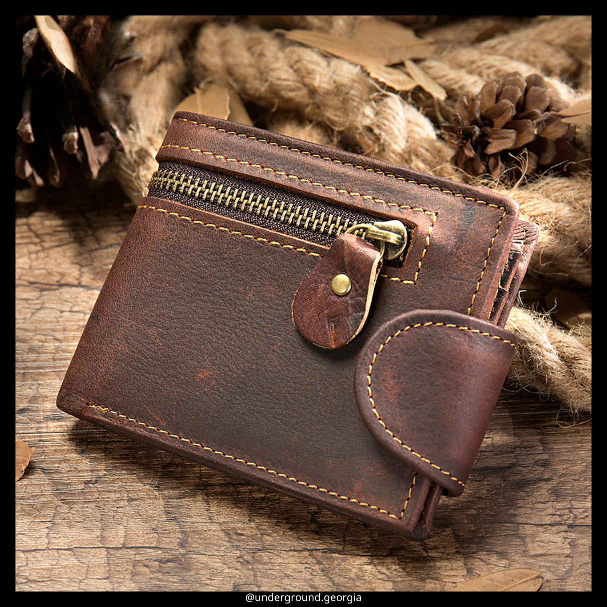 Natural leather Wallet