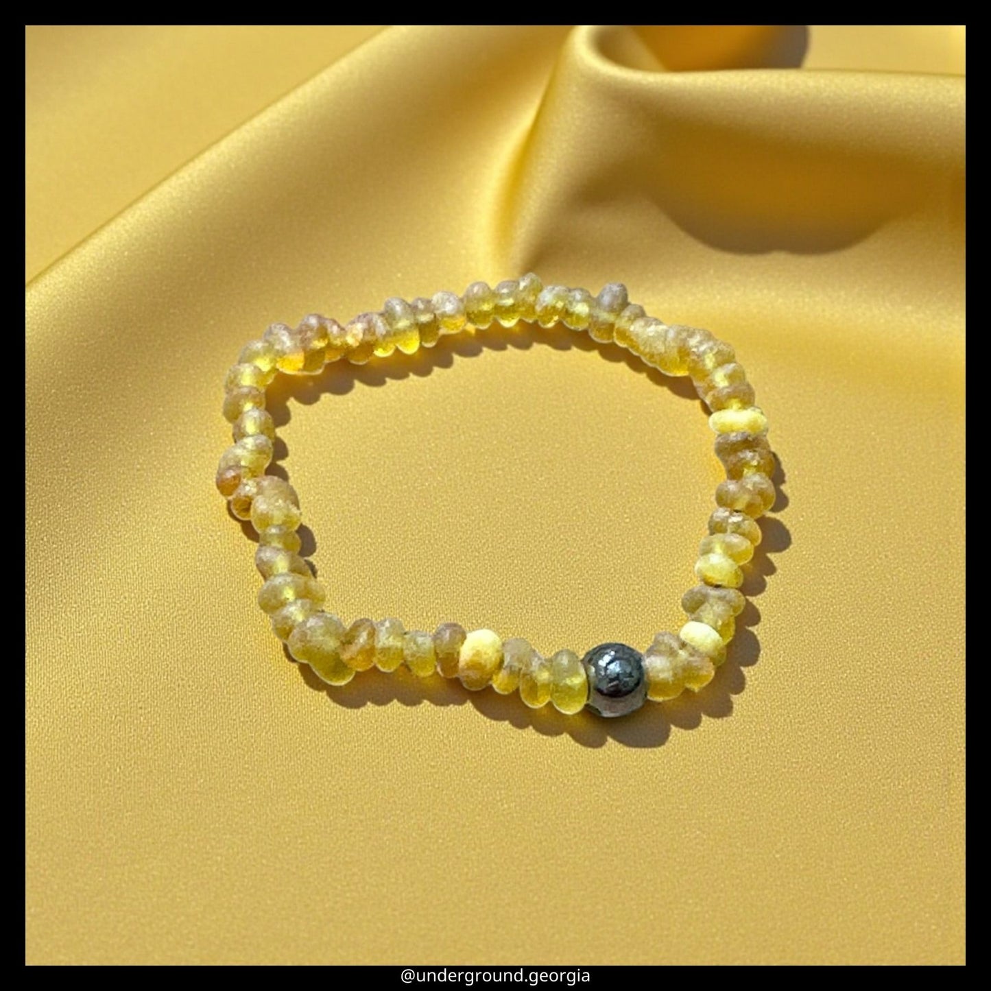 Natural Gemstone Bracelet  Amber (Baltic)