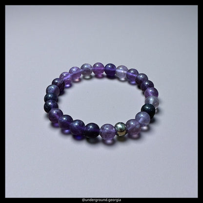 Natural Gemstone Bracelet Fluorite