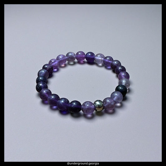 Natural Gemstone Bracelet Fluorite