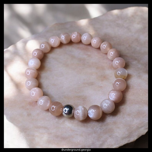 Natural Gemstone Bracelet Natural Sunstone