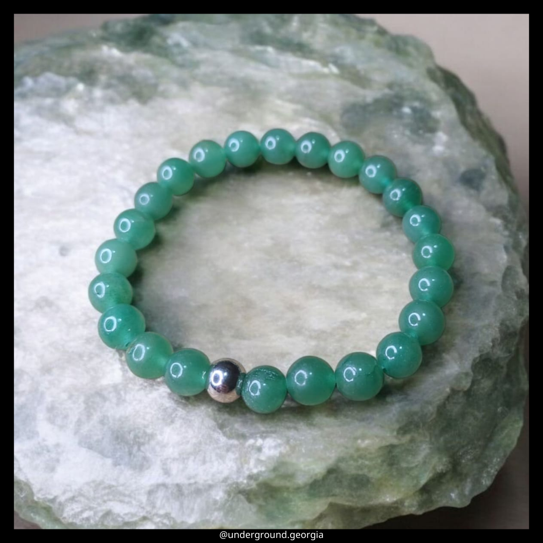Natural Gemstone Bracelet Green Aventurine