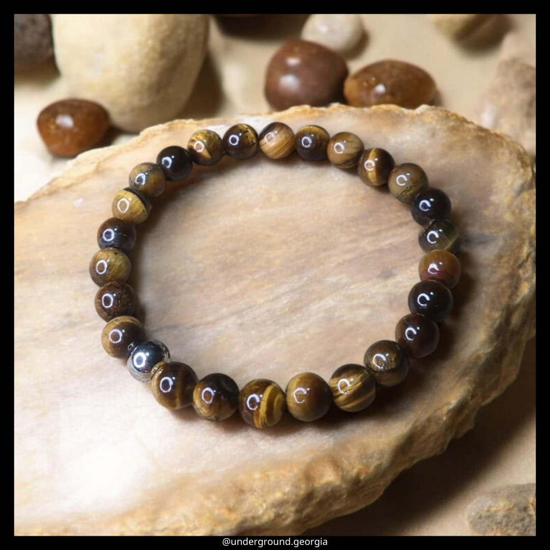 Natural Gemstone Bracelet Tiger's eye