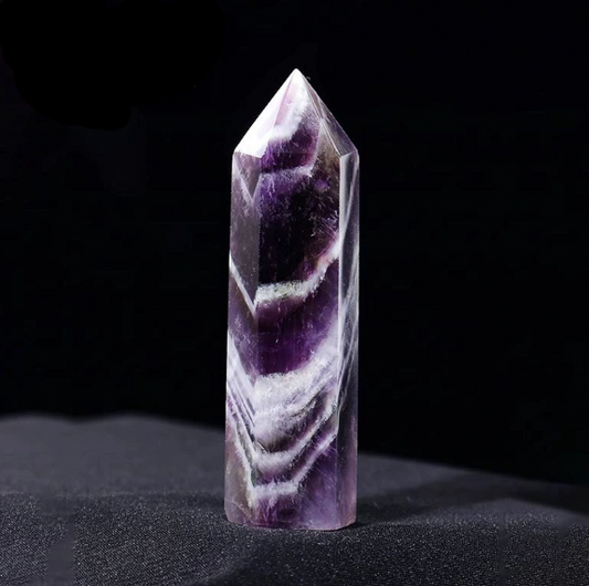 Amethyst Tower 14 cm