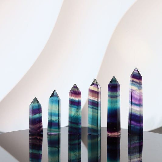 Fluorite Towers 3-14 cm