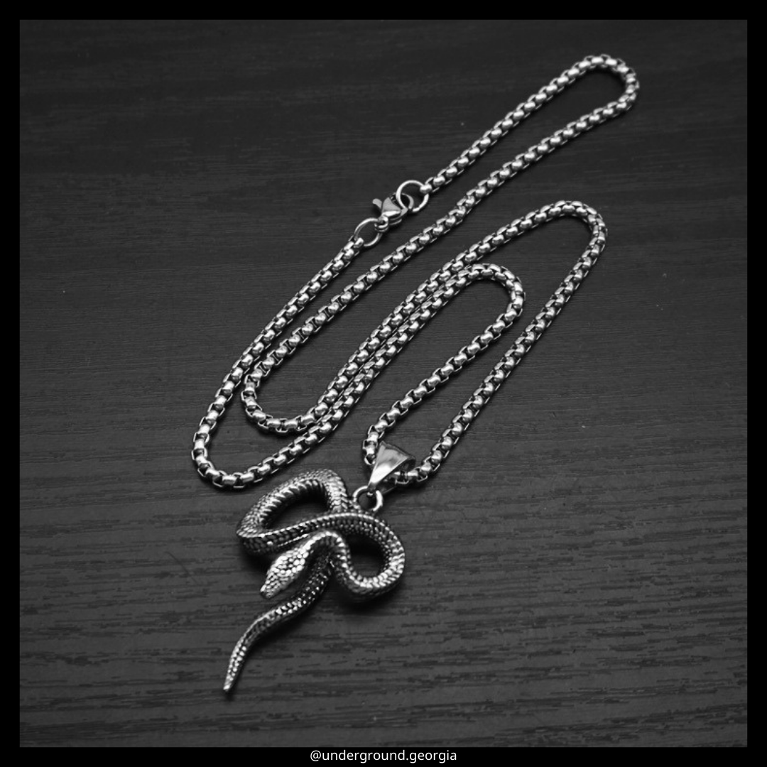 Surgical Stainless Steel 316L Pendant Snake