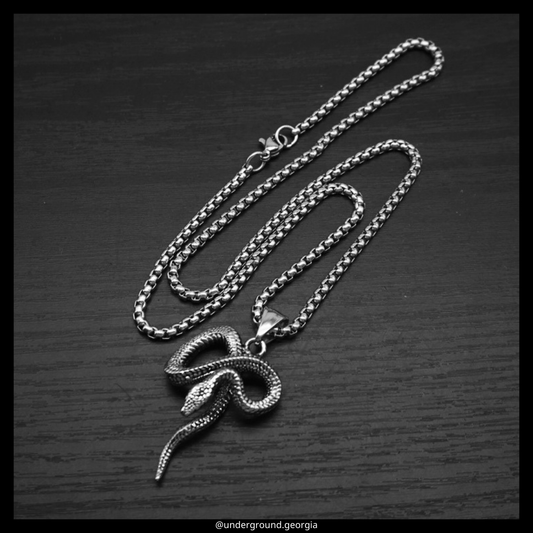 Surgical Stainless Steel 316L Pendant Snake