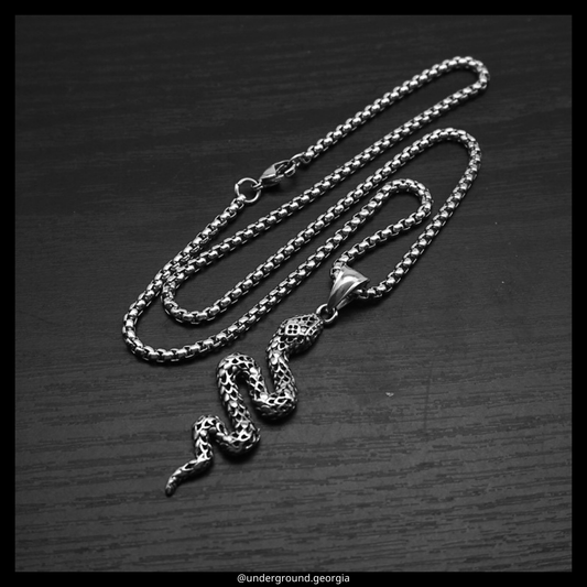 Surgical Stainless Steel 316L Pendant Snake