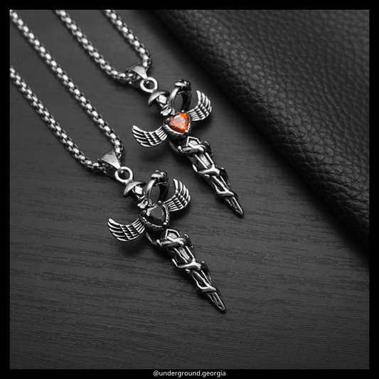 Surgical Stainless Steel 316L Pendant Caduceus Symbol (Medicine)