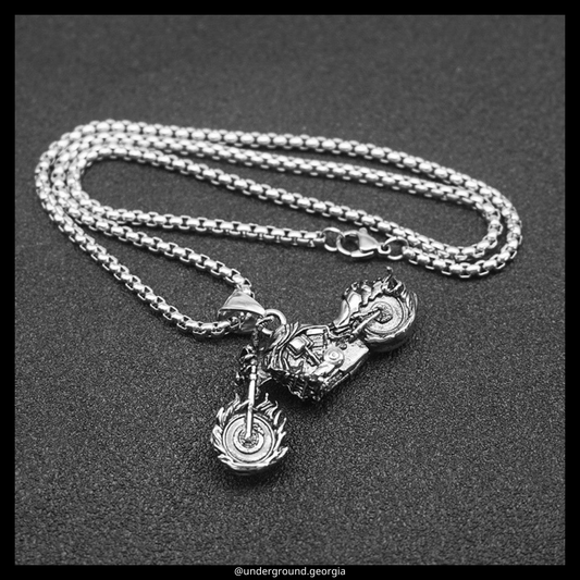 Surgical Stainless Steel 316L Pendant Motorcycle