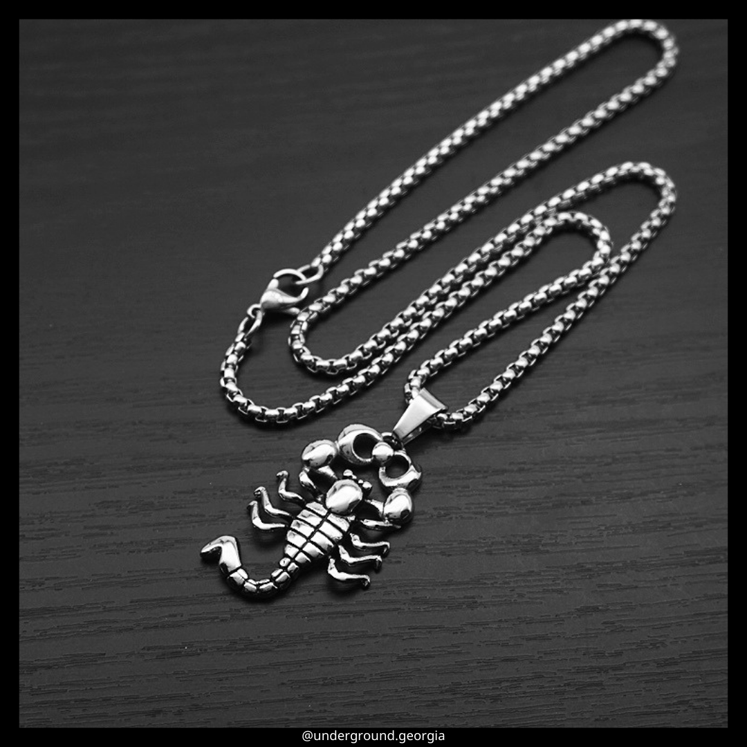 Surgical Stainless Steel 316L Pendant Scorpion