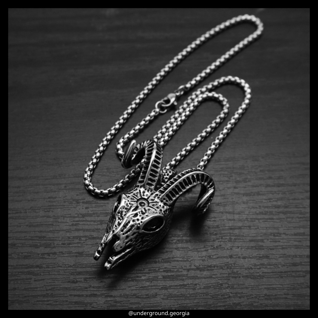 Surgical Stainless Steel 316L Pendant Skull