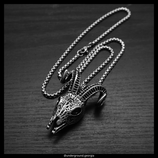 Surgical Stainless Steel 316L Pendant Skull