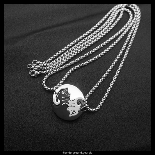 Surgical Stainless Steel 316L Pendant (for Couples)